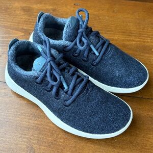 Allbirds Blue Mizzle Merino Wool Lace Up Shoe 6